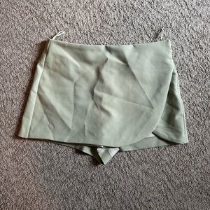 Zara Green Skort